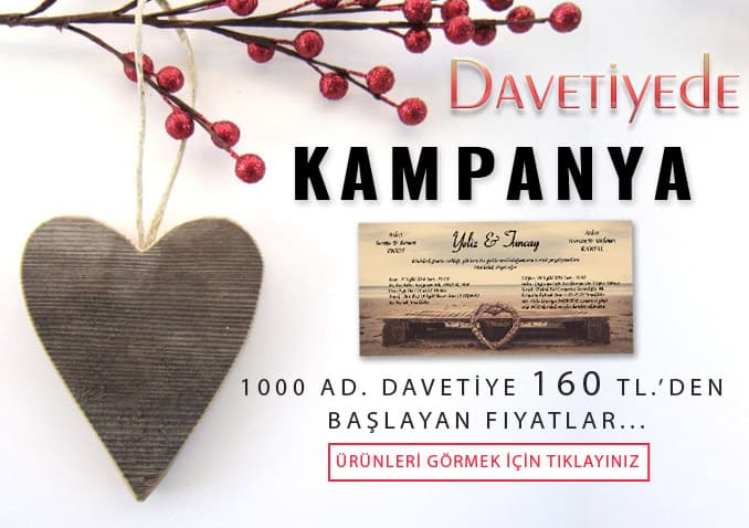 Kampanyalı Davetiyeler